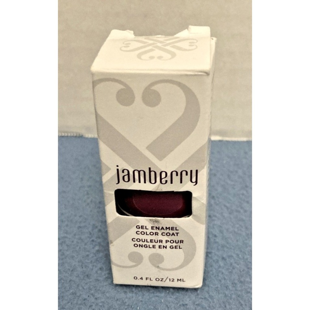 NIB Jamberry TruShine‎ Gel Enamel Color Coat - Black Cherry